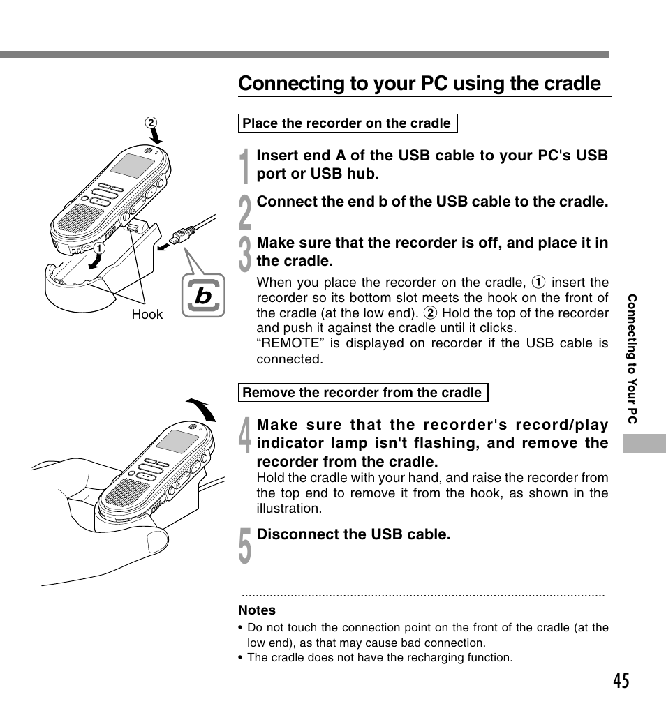 Olympus DS-660 User Manual | Page 45 / 56