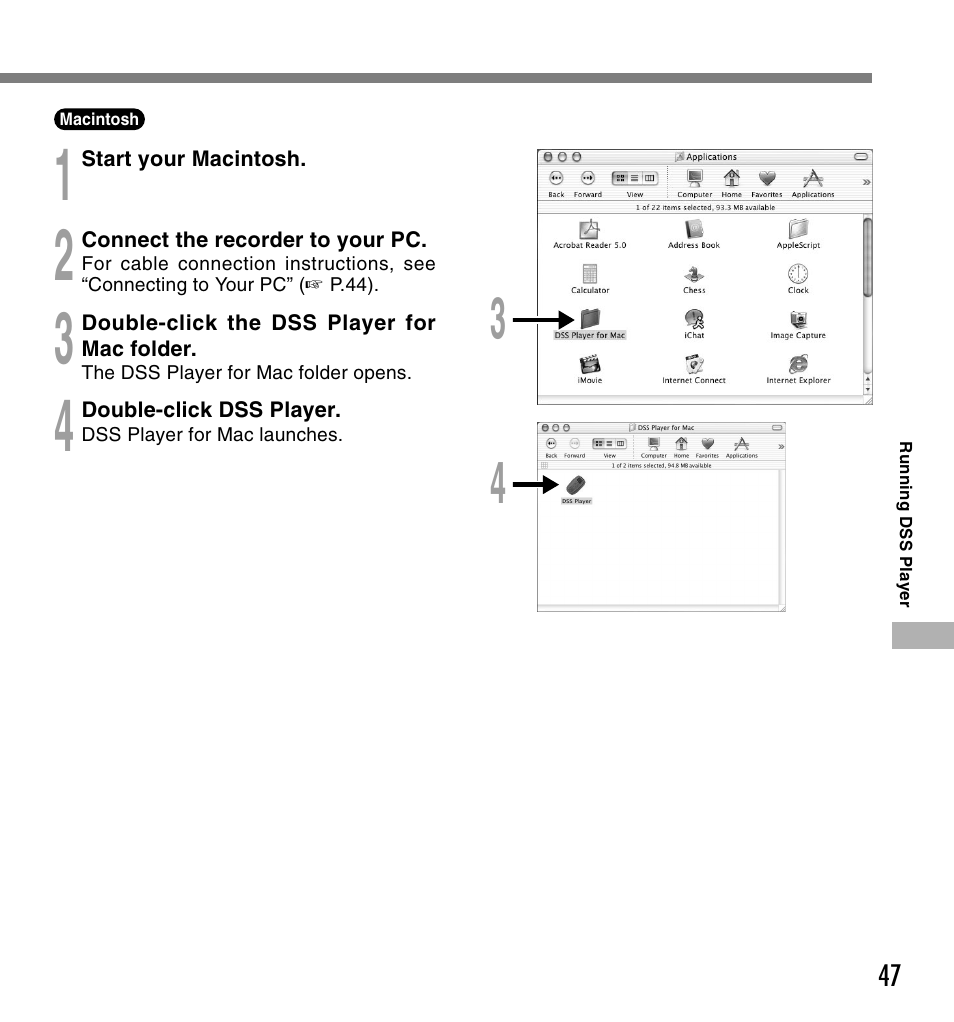 Olympus DS-660 User Manual | Page 47 / 56