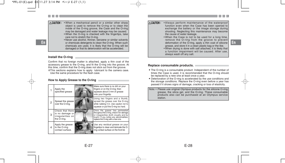 E-28, E-27 | Olympus PFL-01 User Manual | Page 15 / 19