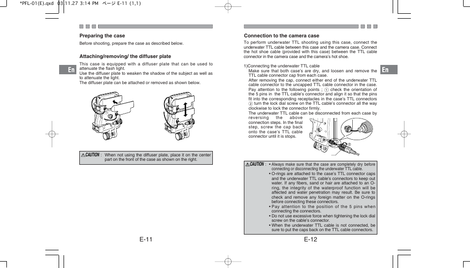 E-12 e-11 | Olympus PFL-01 User Manual | Page 7 / 19