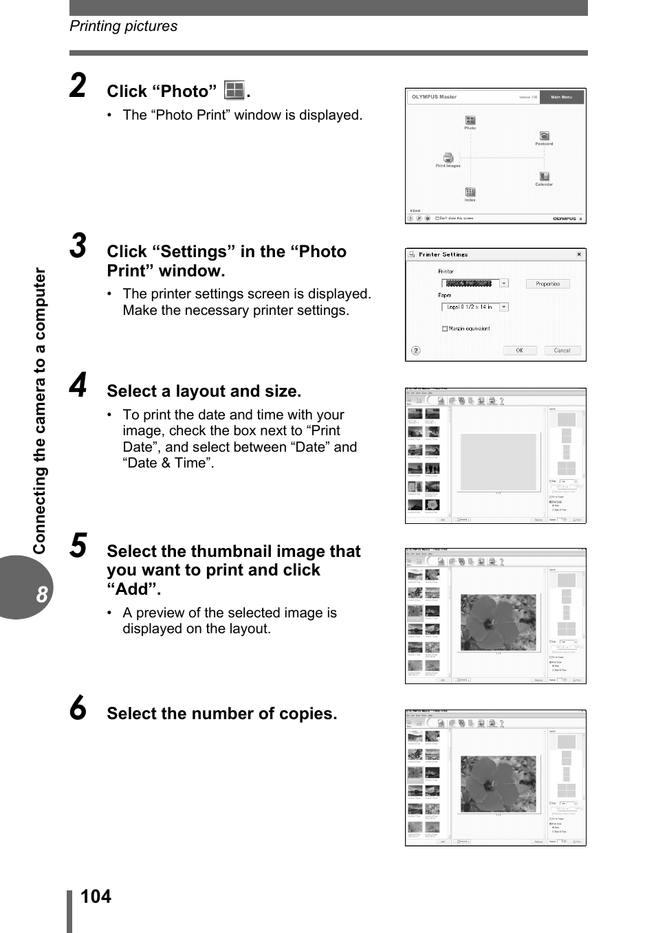 Olympus CAMEDIA C480 User Manual | Page 104 / 138