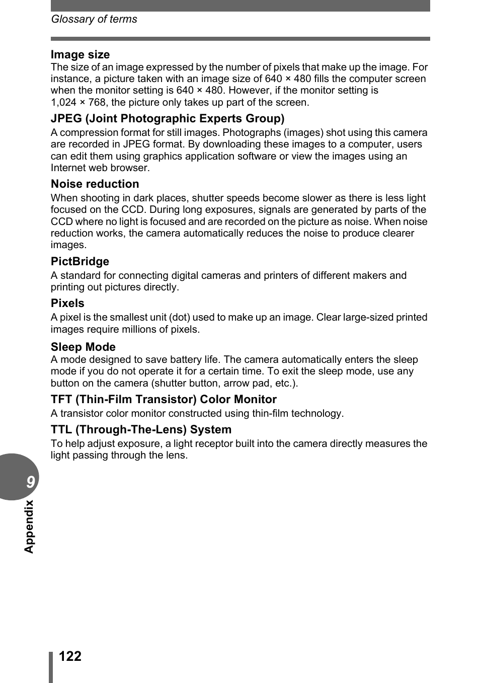 Olympus CAMEDIA C480 User Manual | Page 122 / 138