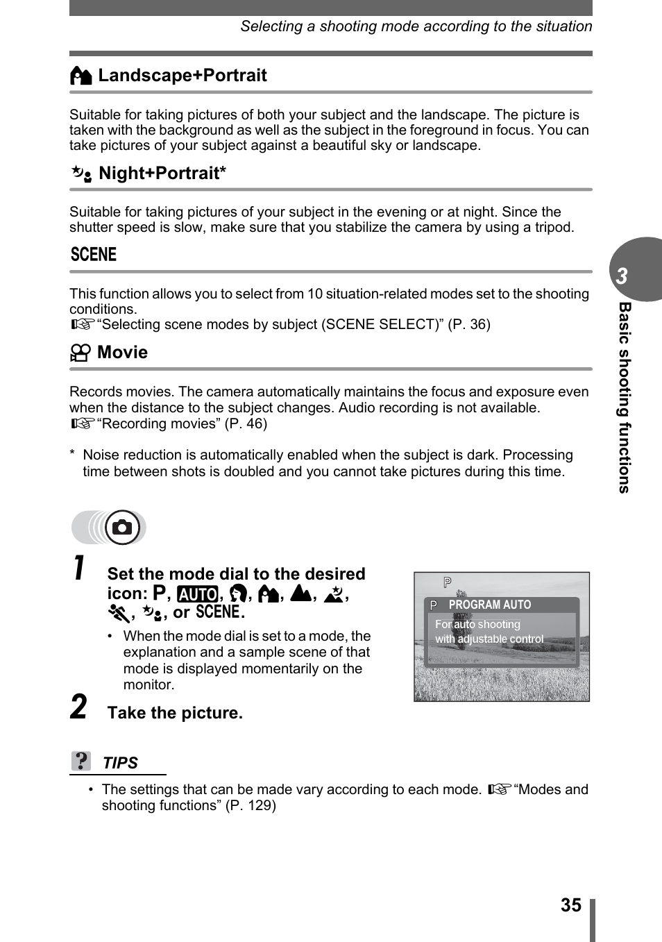 Olympus CAMEDIA C480 User Manual | Page 35 / 138