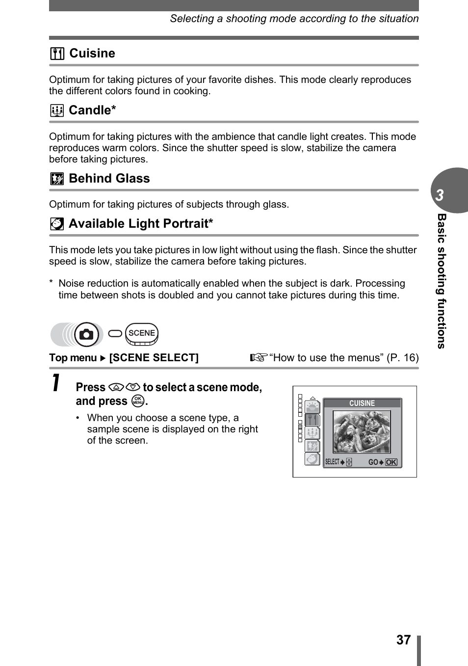 Olympus CAMEDIA C480 User Manual | Page 37 / 138