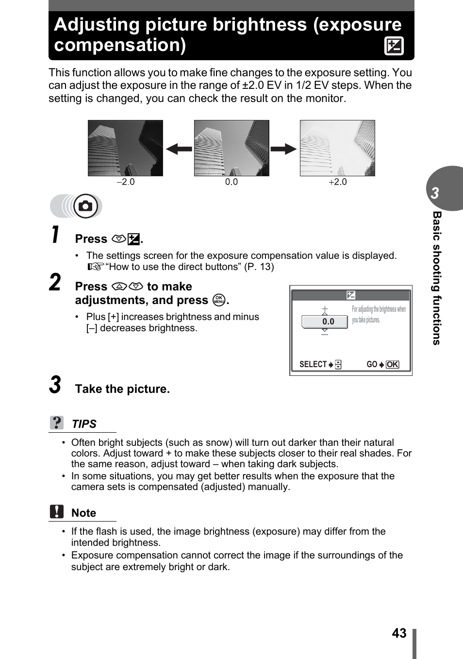 P. 43 | Olympus CAMEDIA C480 User Manual | Page 43 / 138