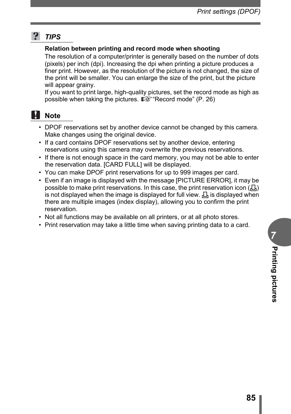 Olympus CAMEDIA C480 User Manual | Page 85 / 138