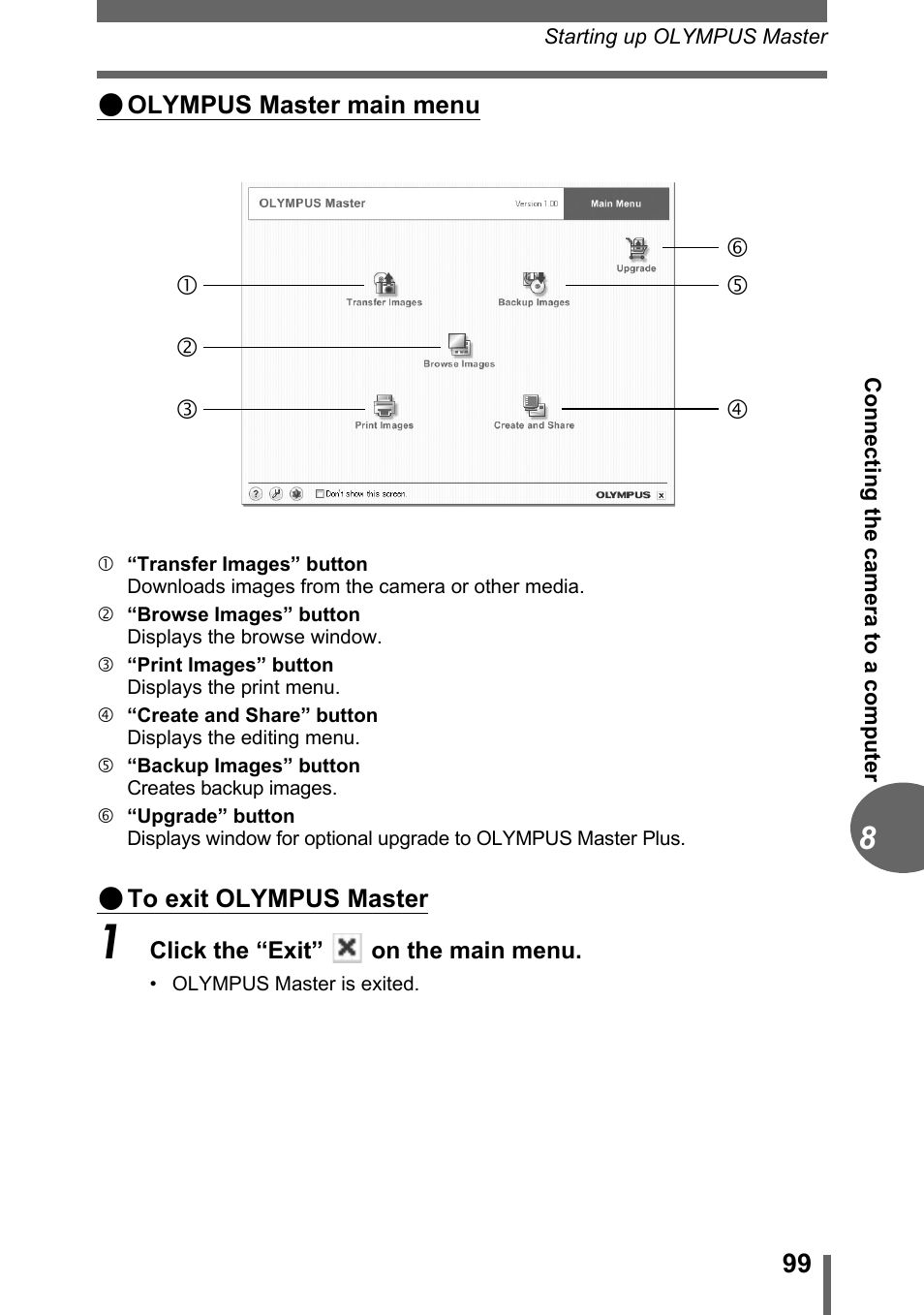 Olympus CAMEDIA C480 User Manual | Page 99 / 138