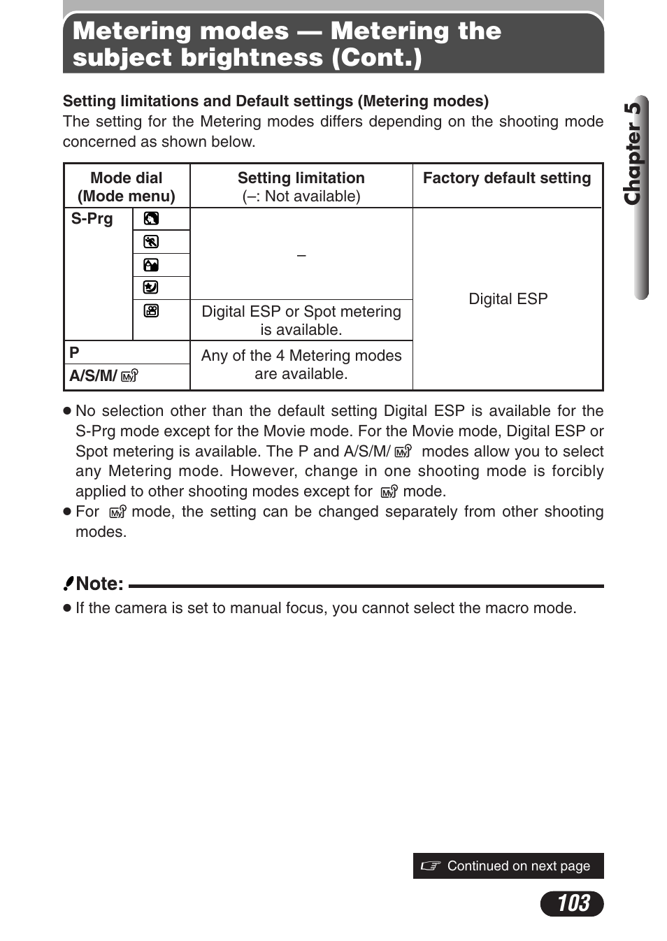 Chapter 5 | Olympus C-3020 Zoom User Manual | Page 103 / 206
