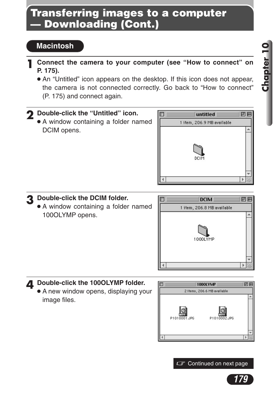 Olympus C-3020 Zoom User Manual | Page 179 / 206