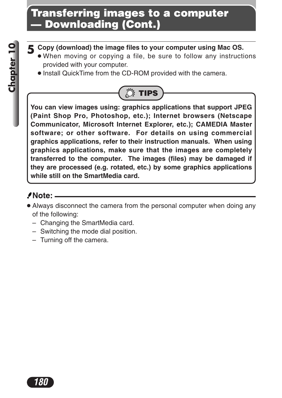 Olympus C-3020 Zoom User Manual | Page 180 / 206