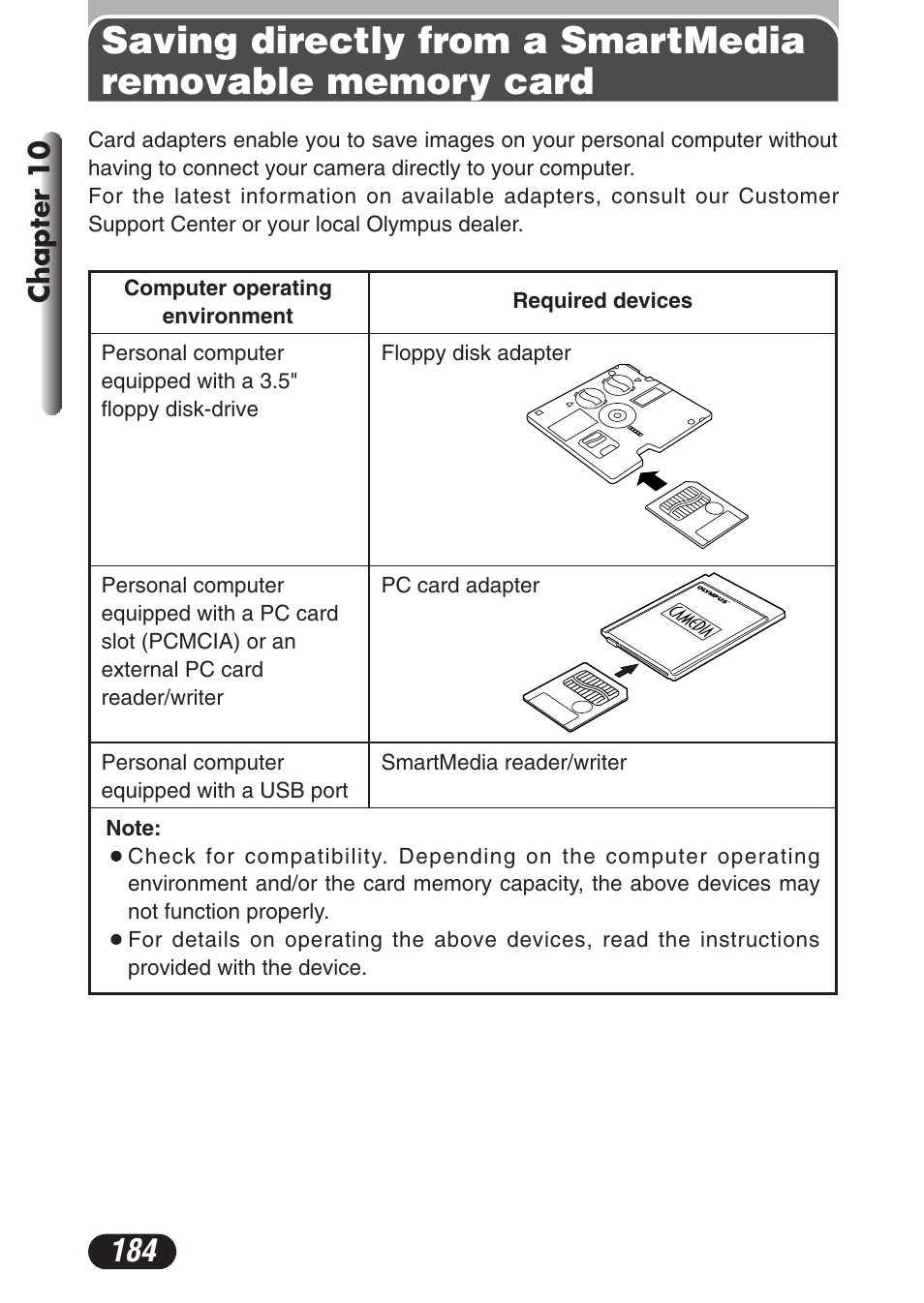 Chapter 10 | Olympus C-3020 Zoom User Manual | Page 184 / 206
