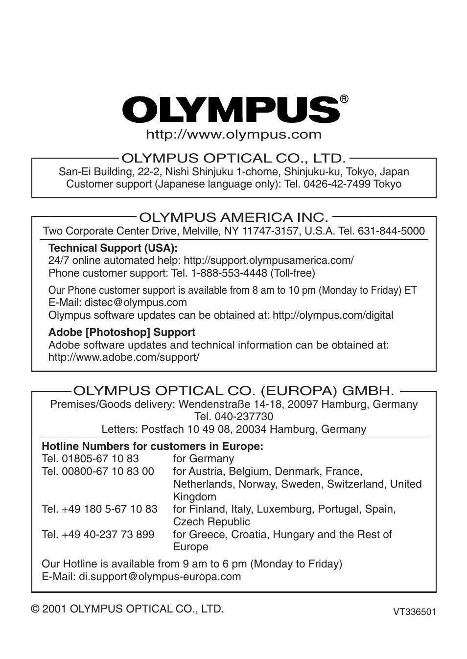 Olympus C-3020 Zoom User Manual | Page 206 / 206