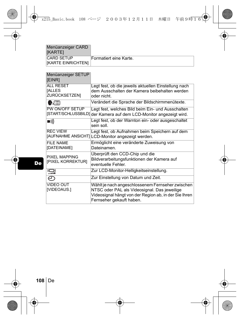 Olympus X-350 en User Manual | Page 108 / 180