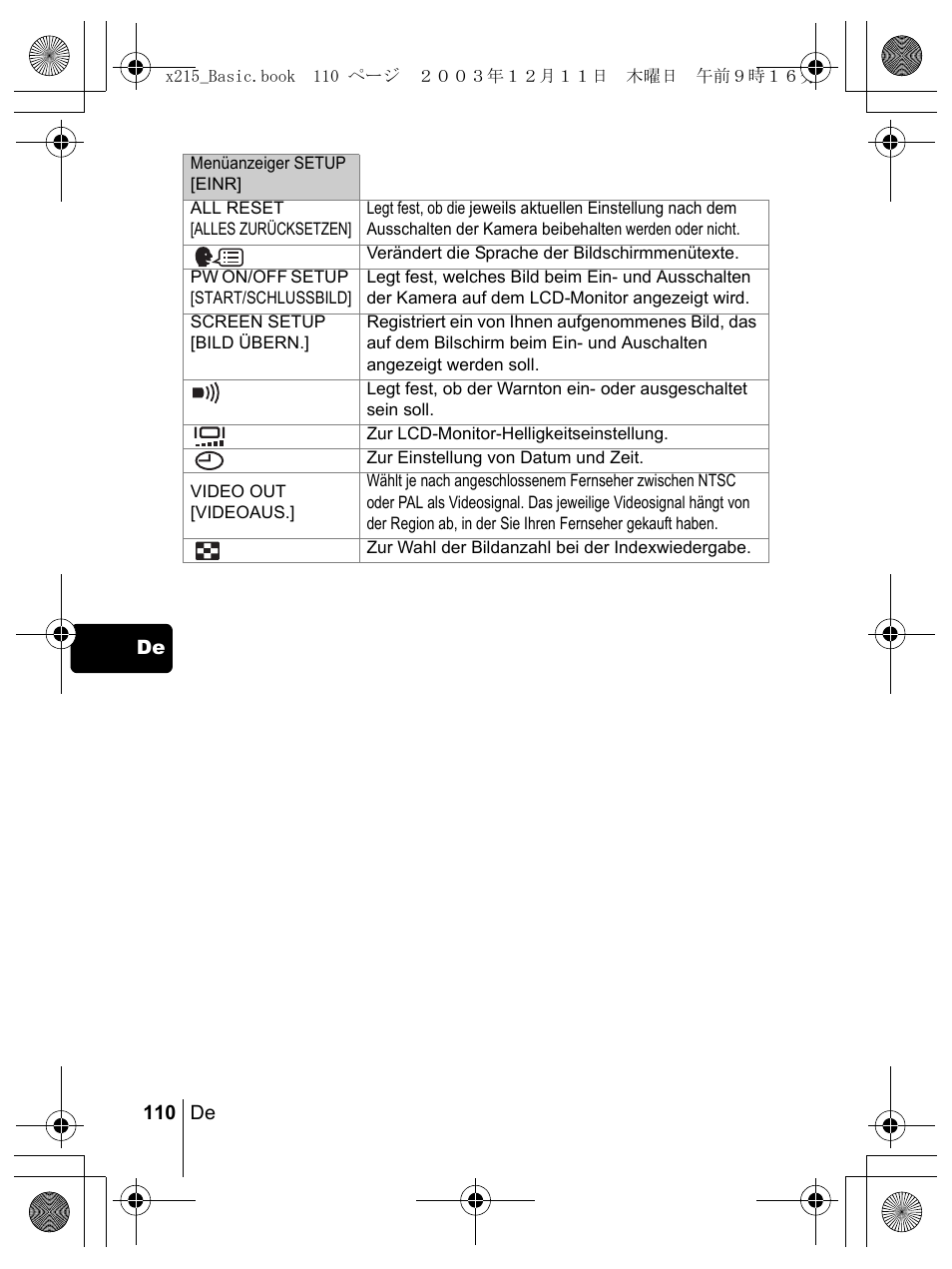 Olympus X-350 en User Manual | Page 110 / 180