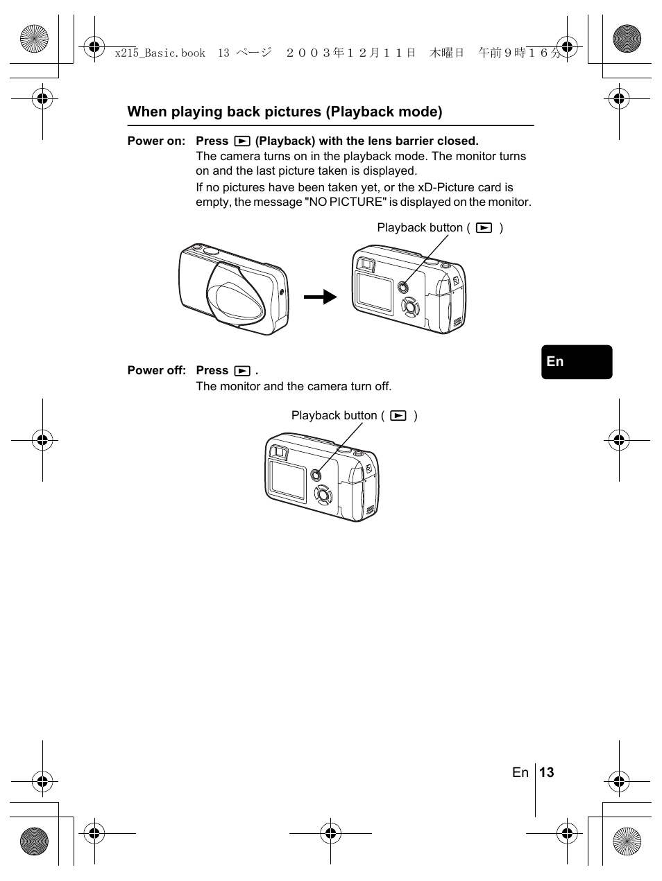 Olympus X-350 en User Manual | Page 13 / 180