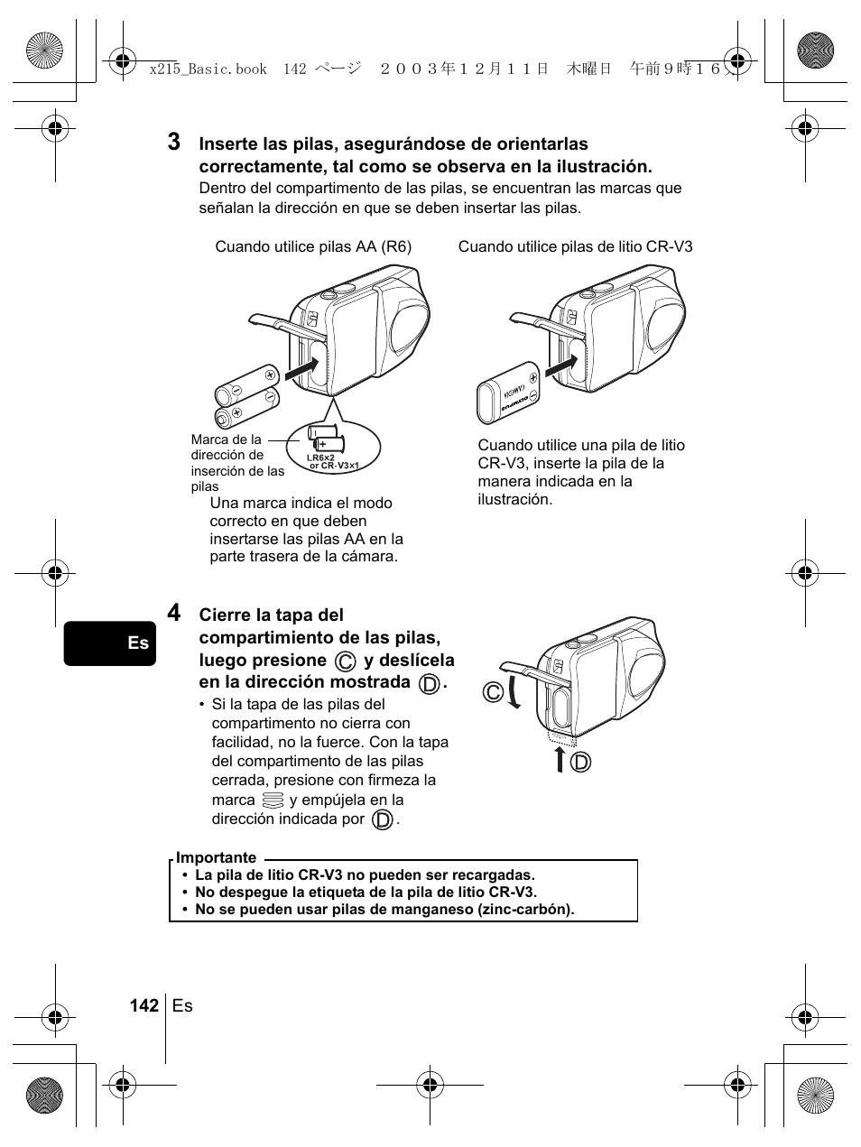 Olympus X-350 en User Manual | Page 142 / 180
