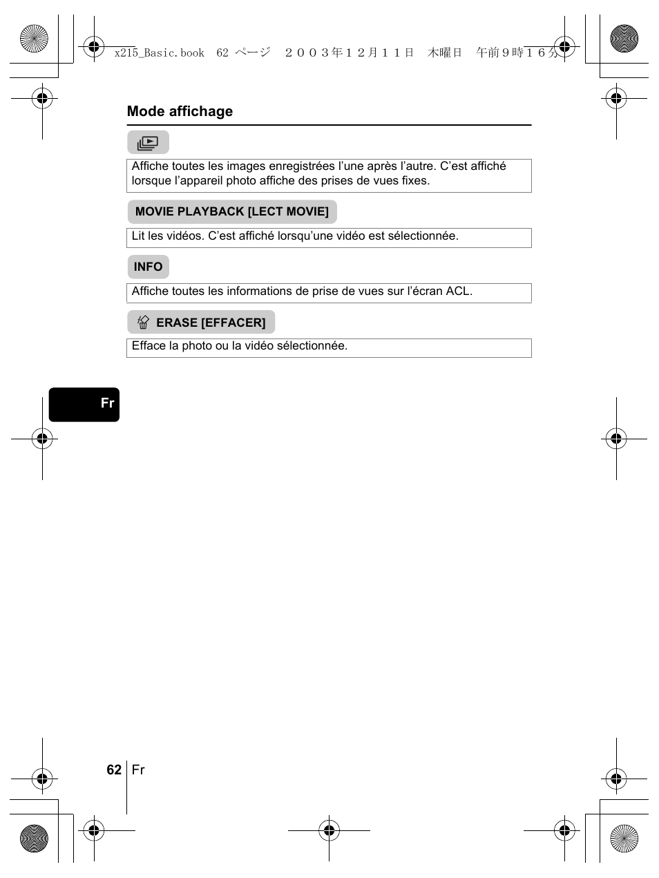 Olympus X-350 en User Manual | Page 62 / 180