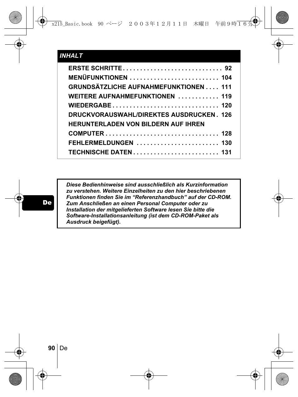 Olympus X-350 en User Manual | Page 90 / 180