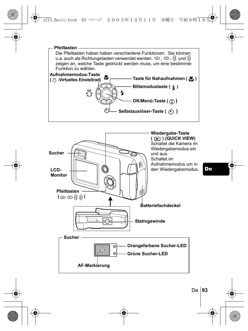 Olympus X-350 en User Manual | Page 93 / 180