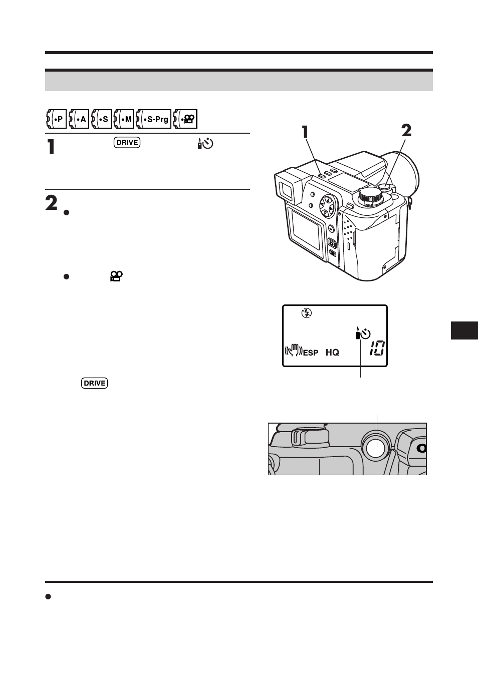 Using the self-timer | Olympus C-2100 User Manual | Page 119 / 212