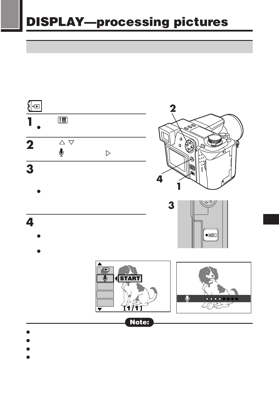 Display—processing pictures | Olympus C-2100 User Manual | Page 139 / 212