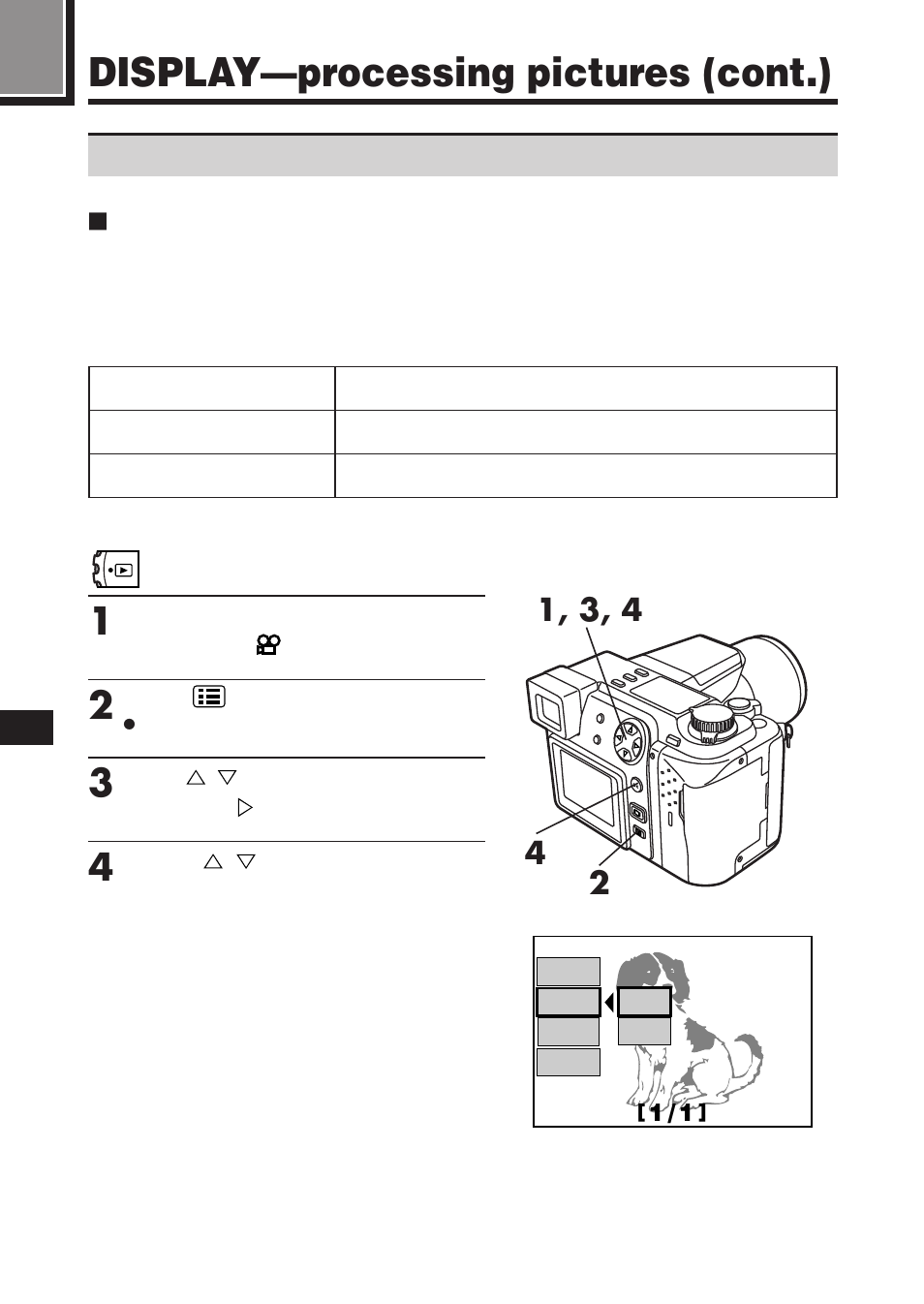 Display—processing pictures (cont.), Processing movies ~ function display | Olympus C-2100 User Manual | Page 140 / 212