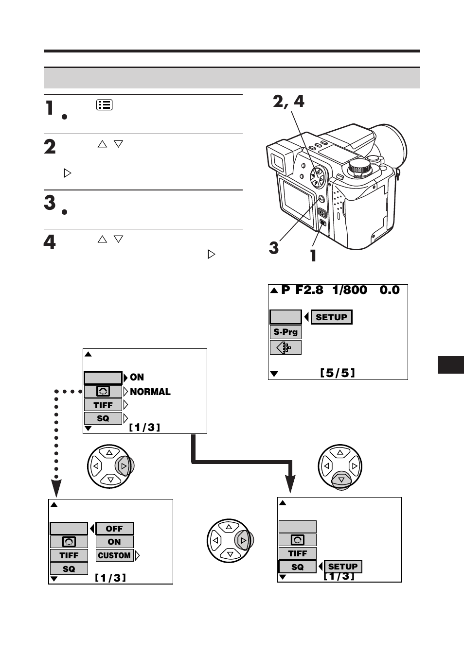 How to use the mode setting menu screen | Olympus C-2100 User Manual | Page 145 / 212