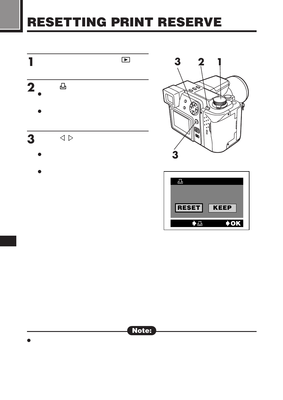 Resetting print reserve | Olympus C-2100 User Manual | Page 178 / 212