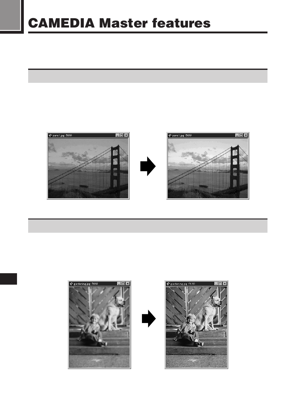 Camedia master features | Olympus C-2100 User Manual | Page 190 / 212