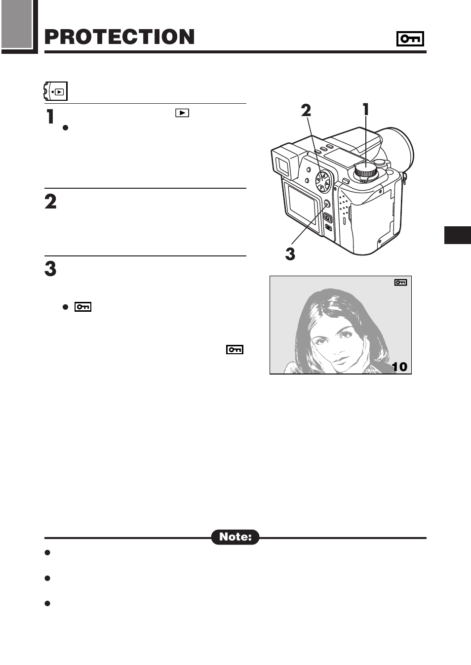 Protection | Olympus C-2100 User Manual | Page 79 / 212