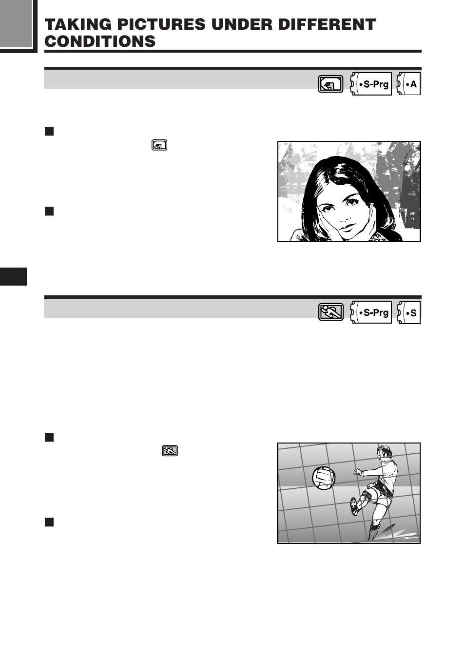 Taking pictures of moving subjects | Olympus C-2100 User Manual | Page 82 / 212