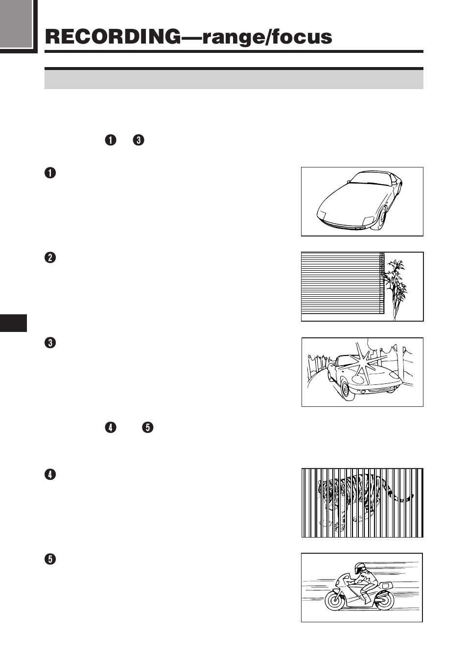 Recording—range/focus, Subjects that are difficult to focus on | Olympus C-2100 User Manual | Page 92 / 212