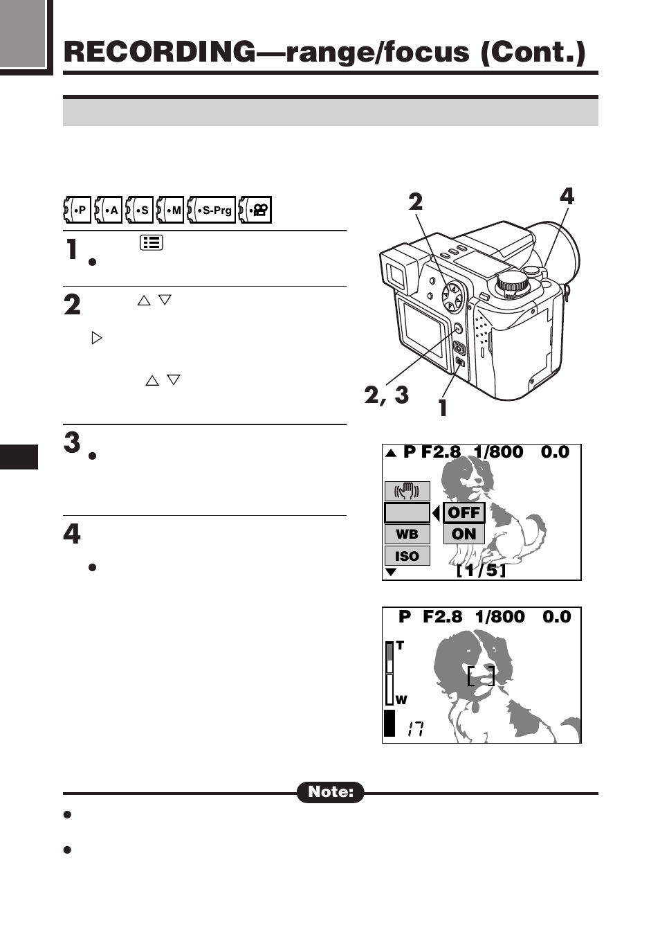 Recording—range/focus (cont.), Using the 27x zoom — digital zoom | Olympus C-2100 User Manual | Page 98 / 212