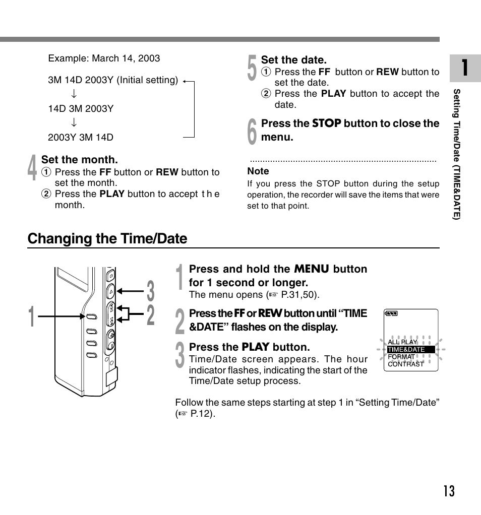 Olympus DM-20 User Manual | Page 13 / 188