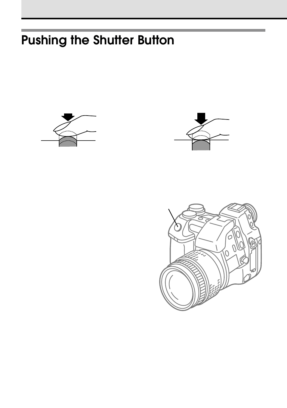 Pushing the shutter button | Olympus CAMEDIA E 10 User Manual | Page 40 / 203