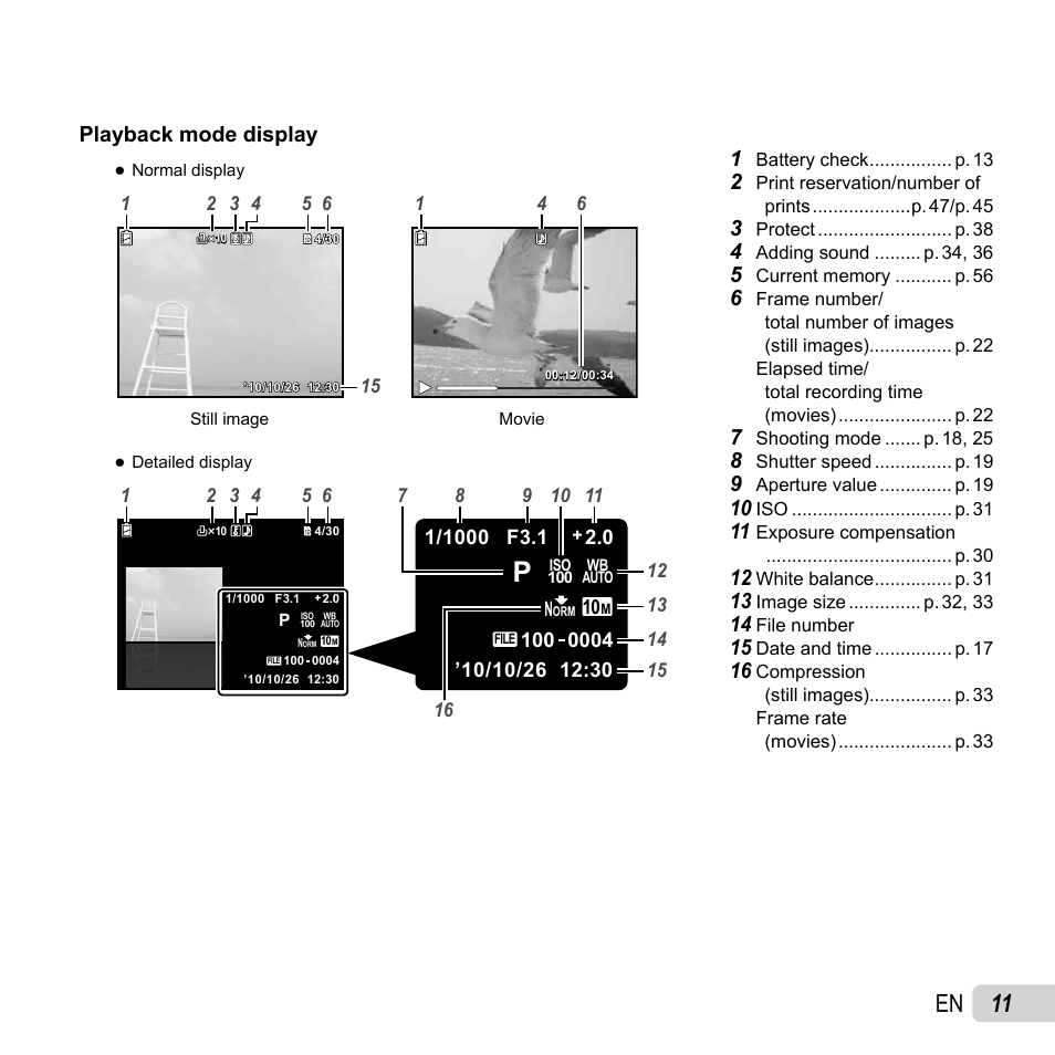 11 en | Olympus T-10 User Manual | Page 11 / 71