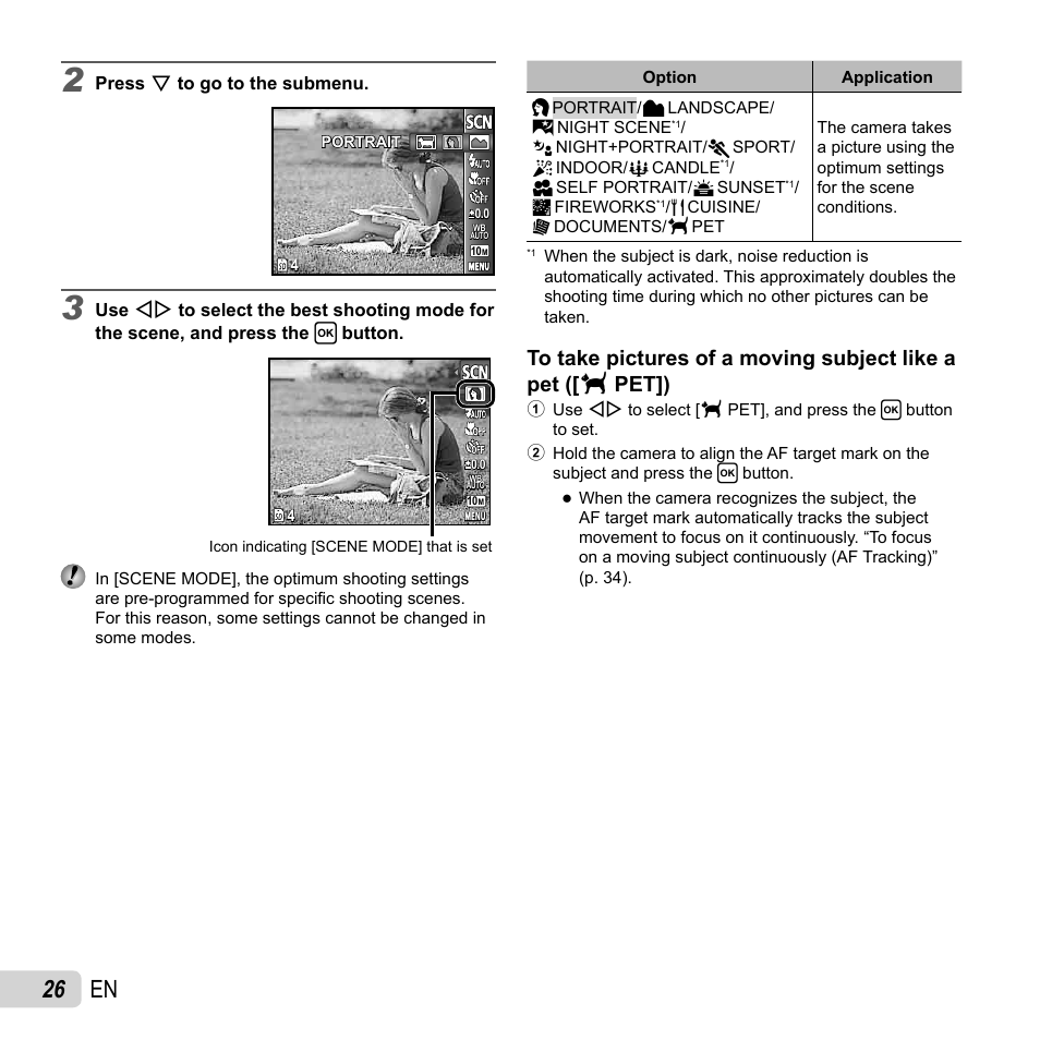 26 en | Olympus T-10 User Manual | Page 26 / 71