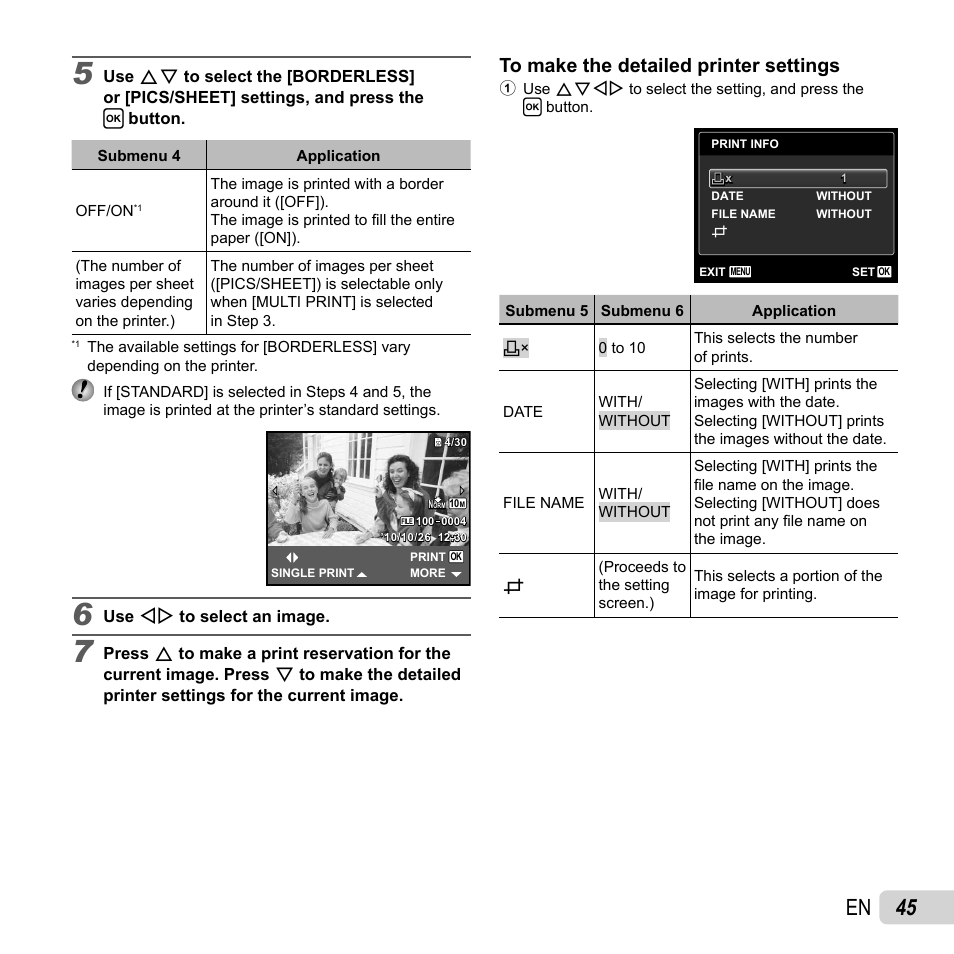 45 en | Olympus T-10 User Manual | Page 45 / 71
