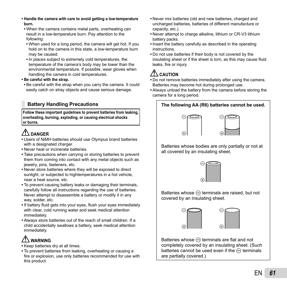 61 en | Olympus T-10 User Manual | Page 61 / 71