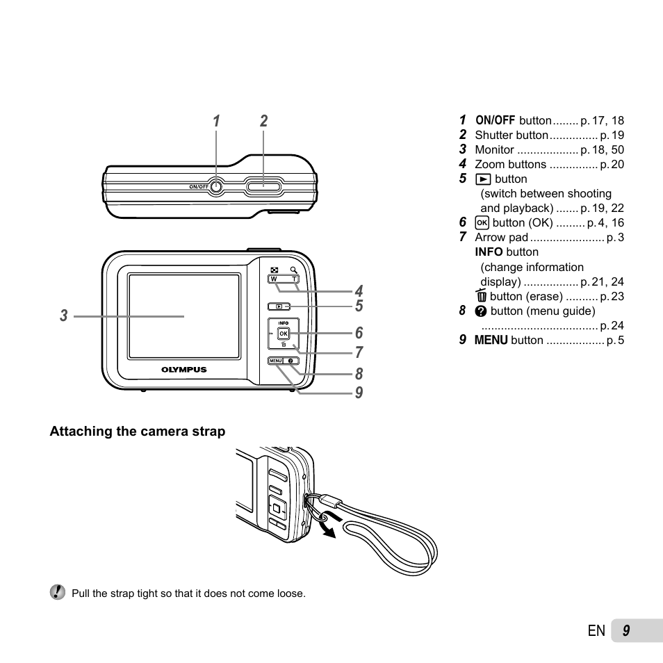 Olympus T-10 User Manual | Page 9 / 71