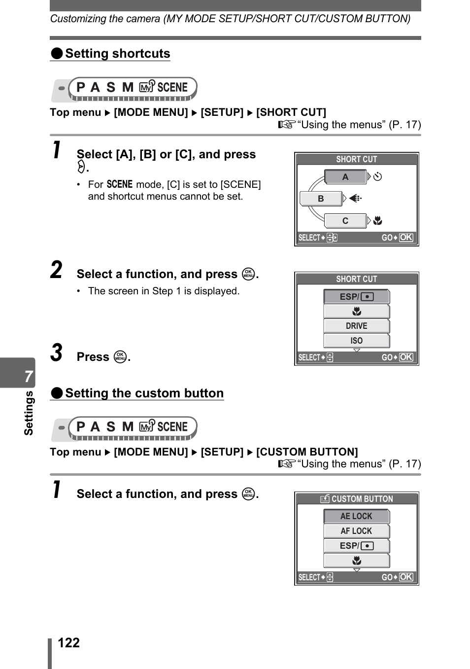 Olympus SP-310 User Manual | Page 122 / 195
