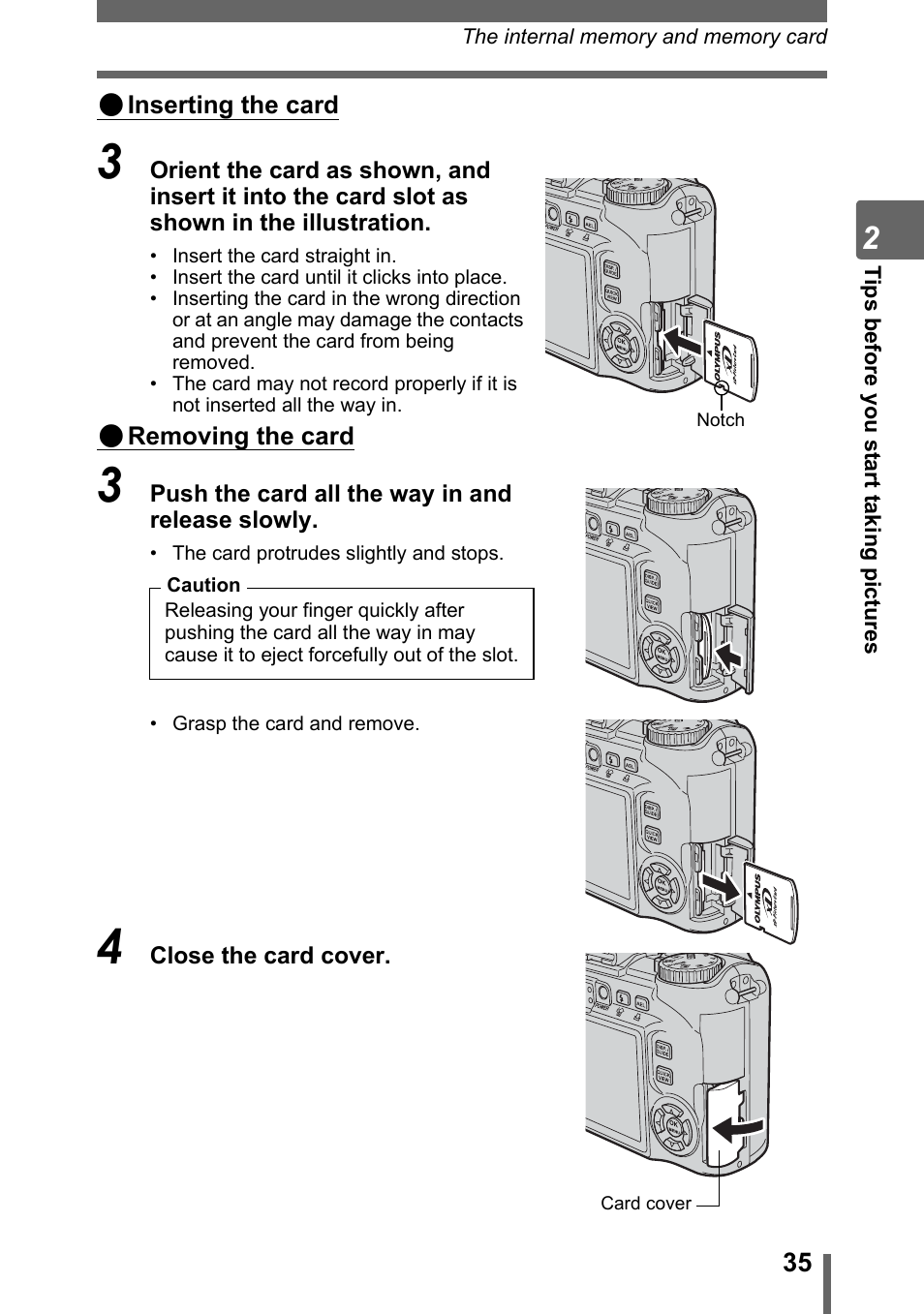 Olympus SP-310 User Manual | Page 35 / 195