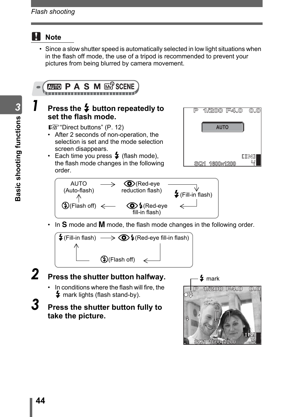Olympus SP-310 User Manual | Page 44 / 195