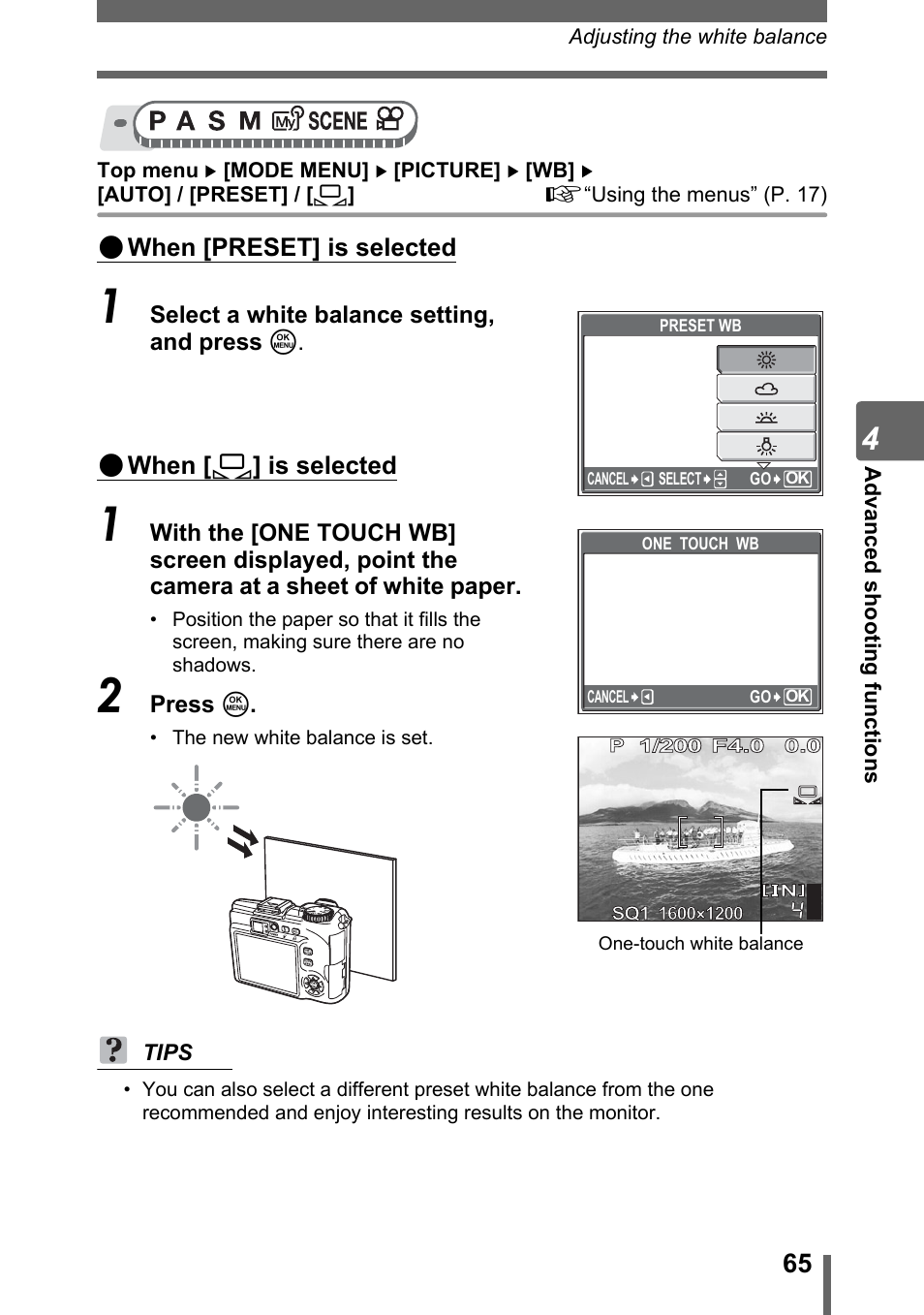 Olympus SP-310 User Manual | Page 65 / 195