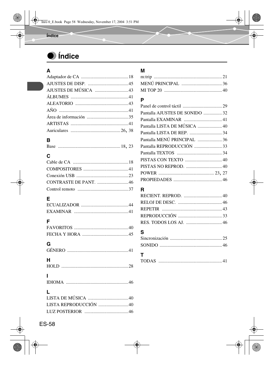 Índice | Olympus m:robe MR-100 User Manual | Page 174 / 180