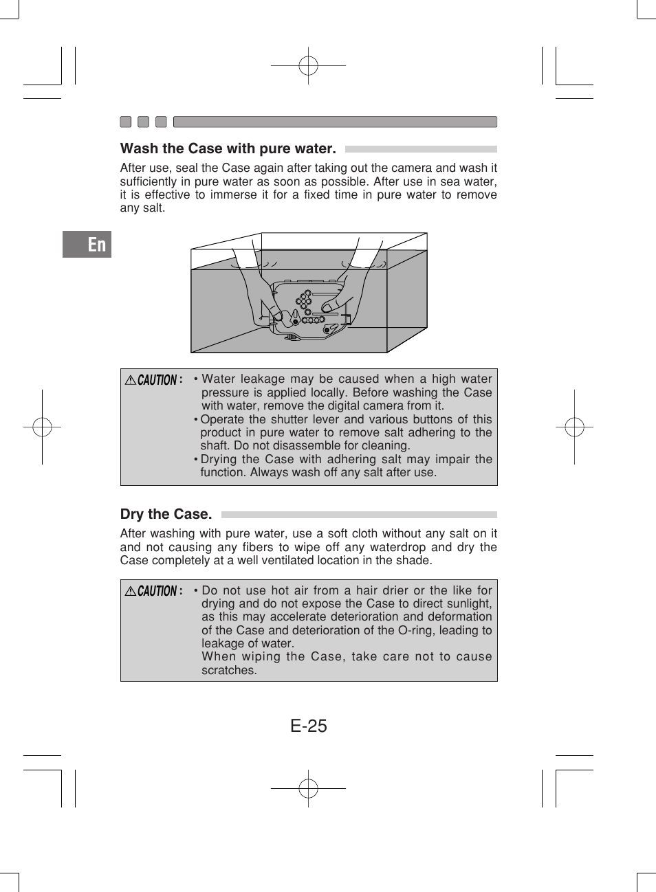 E-25 | Olympus PT-019 User Manual | Page 26 / 38