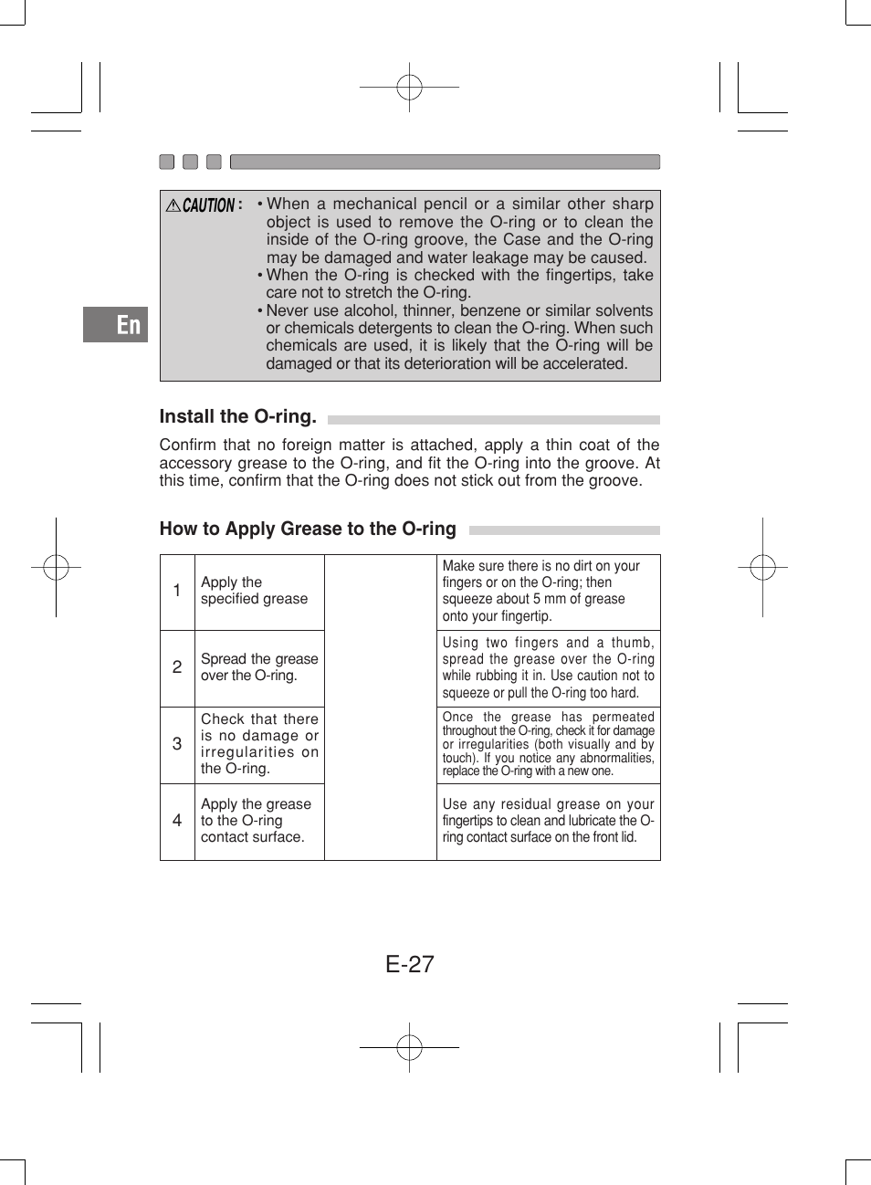 E-27 | Olympus PT-019 User Manual | Page 28 / 38