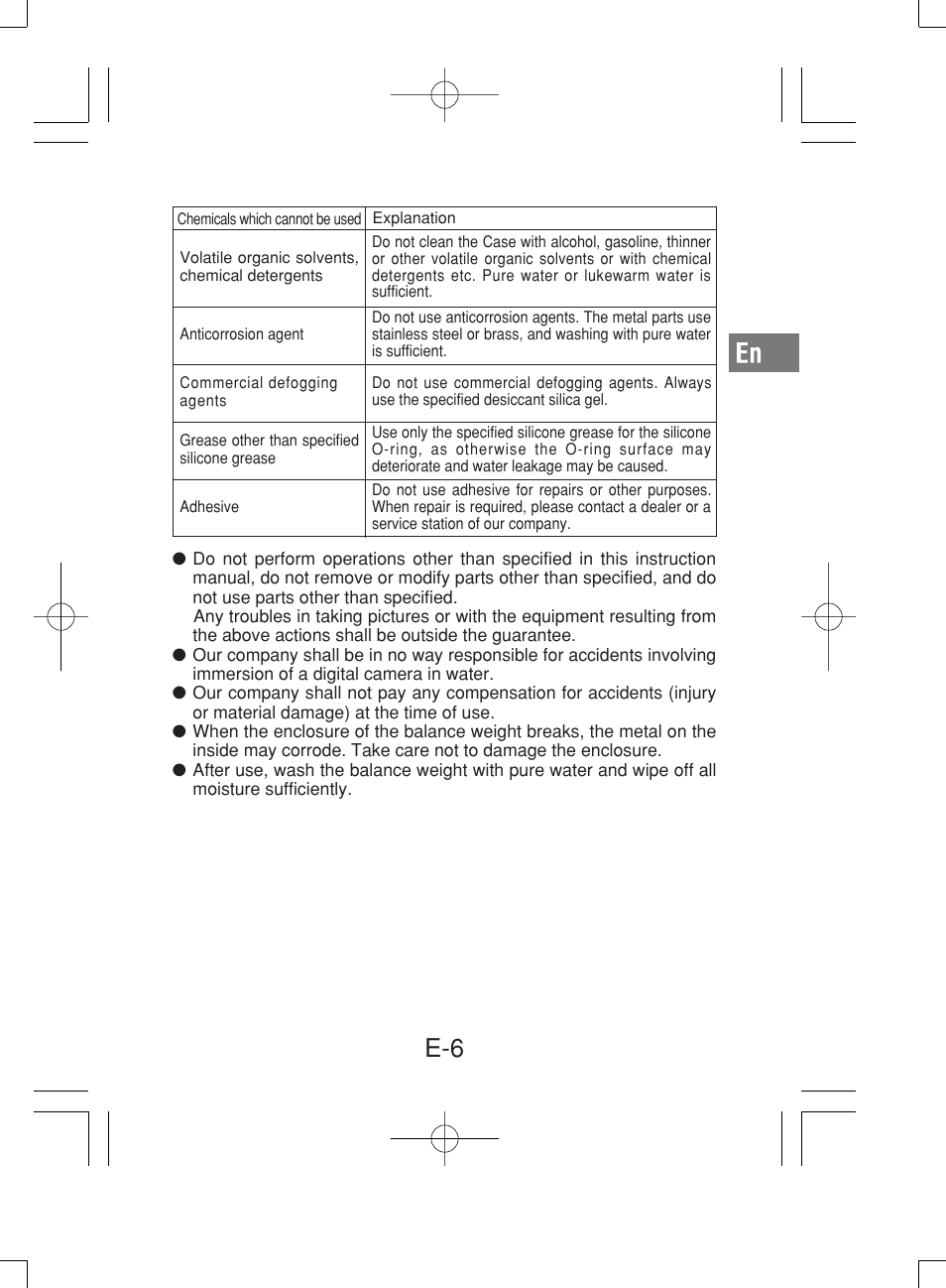 Olympus PT-019 User Manual | Page 7 / 38