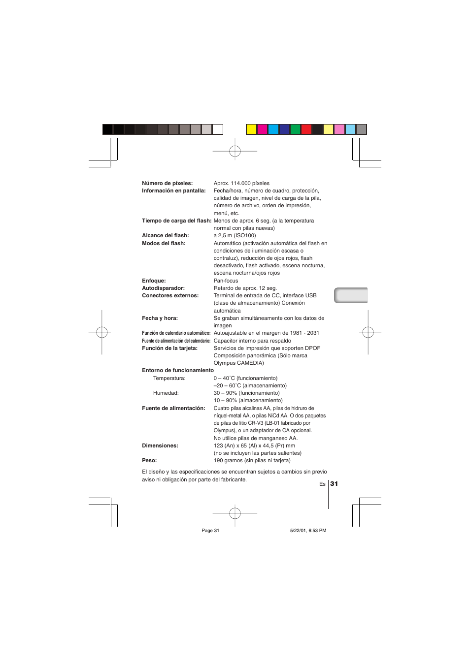 Olympus C-100 User Manual | Page 121 / 152