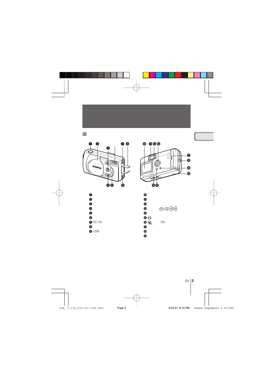 Olympus C-100 User Manual | Page 125 / 152